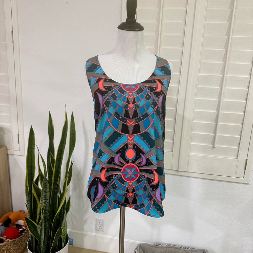 NWT~MARA HOFFMAN Moon Phases tank top Size M~SHIRT TANK TOP ~